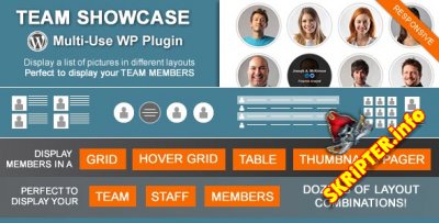 Team Showcase v1.6.2 -      Wordpress