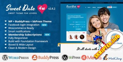Sweet Date v2.8.2 -     WordPress
