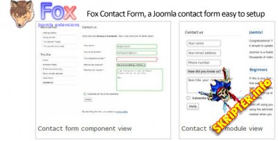 Fox Contact Form v3.6.2 Rus -    Joomla