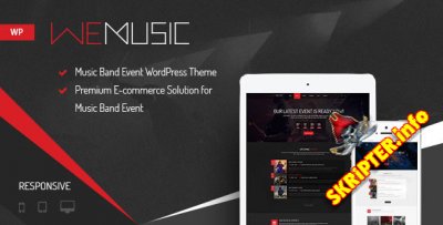 WeMusic v1.0.1 -     WordPress