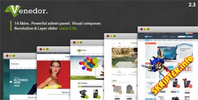 Venedor 2.3.9 - Ultimate WordPress + WooCommerce 