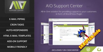 AIO Support Center v2.2 - служба поддержки для WordPress