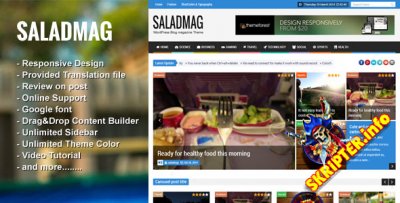 SaladMag v1.7 -    WordPress