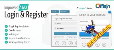 Improved AJAX Login & Register v2.355 -     Joomla