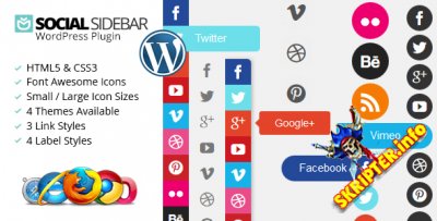 Social Sidebar v8.0.0 -     WordPress