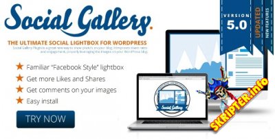 Social Gallery v5.0.1 - Lightbox   WordPress