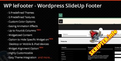 WP LeFooter v2.1 -      Wordpress