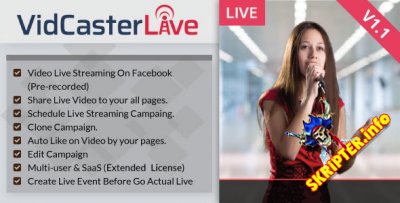VidCasterLive v1.1 - Facebook Live Streaming    