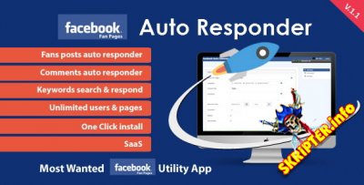 Facebook Auto Responder v1.1 -  Facebook