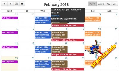 DPCalendar Pro v8.4.0 - мощный календарь событий для Joomla