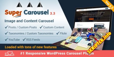 Super Carousel v3.3 -     Wordpress