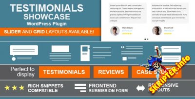 Testimonials Showcase v1.9.4 -      Wordpress