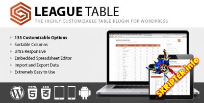 League Table v2.04 -    WordPress