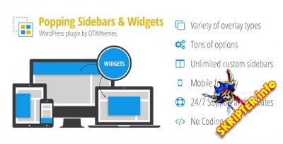 Popping Sidebars and Widgets v2.16 -       WordPress
