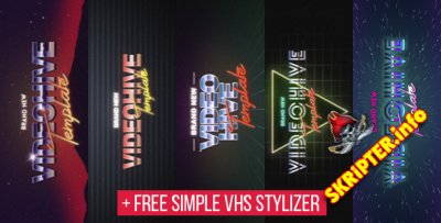 5 VHS Title Opener Pack - Project for After Effects (Videohive)