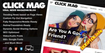 Click Mag v3.4.0 -  WordPress    