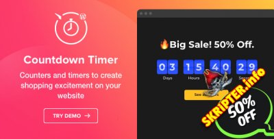 Countdown Timer v1.0 -      WordPress