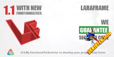 Laraframe v1.1 - Laravel Kickstarter