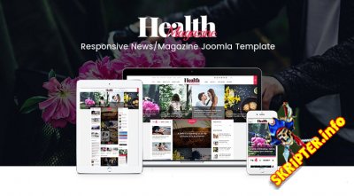 SJ HealthMag v3.9.0 -    Joomla