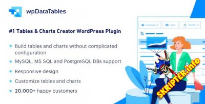 wpDataTables v2.8.2 Rus -    WordPress