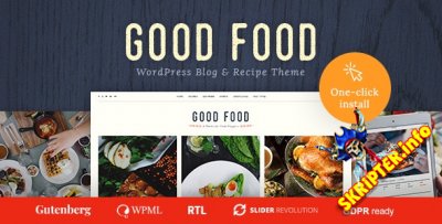 Good Food v1.0.8 -    WordPress