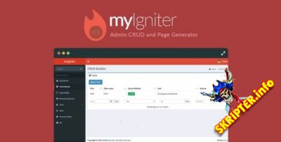 myIgniter v4.0.4 -   CRUD   