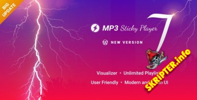 MP3 Sticky Player v7.0 - mp3 /  /  / youtube-  WordPress