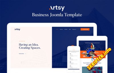 JA Artsy v1.0.0 -  Joomla   