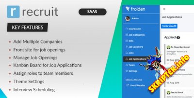 Recruit SAAS v3.3.4 Nulled -   