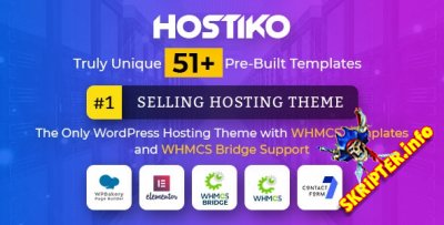 Hostiko v51.0.0 Nulled - WHMCS    WordPress