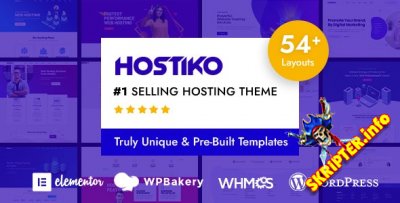 Hostiko v54.0.0 Nulled - WHMCS    WordPress