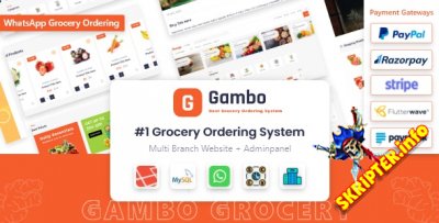 Gambo v6.0 Nulled - система онлайн-заказа продуктов