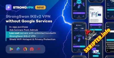 StrongVPN v1.4 - StrongSwan IKEv2 VPN stable & free VPN proxy for Android