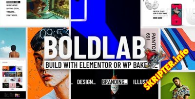 Boldlab v2.4 Nulled - WordPress тема креативного агентства