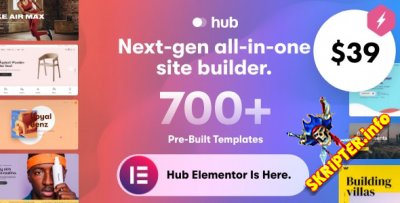 Hub v1.5.0.2 Nulled - многоцелевая тема для WordPress