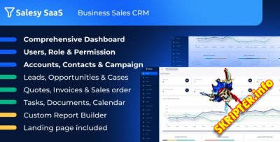 Salesy SaaS v2.5.6 Nulled - CRM для бизнес-продаж