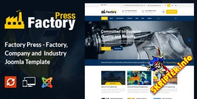 Factory Press v2.0 - бизнес шаблон для Joomla