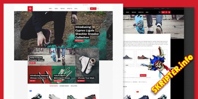 JA Shoe Store v1.0.6 - шаблон онлайн магазина для Joomla