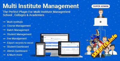 Multi Institute Management v6.7 Nulled - онлайн-система управления институтом
