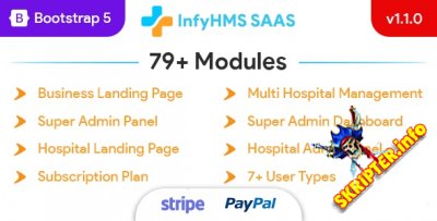 InfyHMS-Saas v1.1.0 - система управления несколькими больницами 