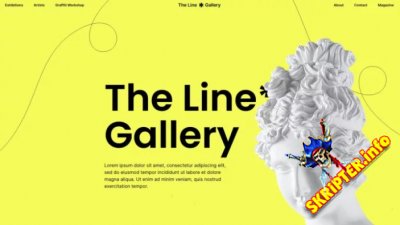 YOO Line Gallery v2.7.15 - шаблон Joomla для галерей, музеев, выставок