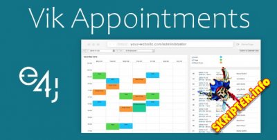Vik Appointments v1.7.2 - система организации рабочего процесса на Joomla