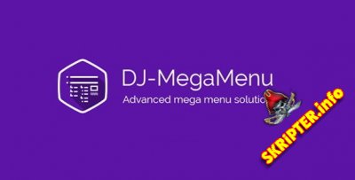 DJ-MegaMenu Pro v4.3.4 Rus - модуль мега меню для Joomla