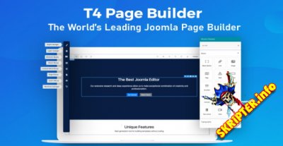 T4 Page Builder Pro v2.0.2 - конструктор страниц для Joomla