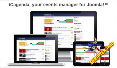 iCagenda Pro v3.8.8 - компонент календаря событий для Joomla