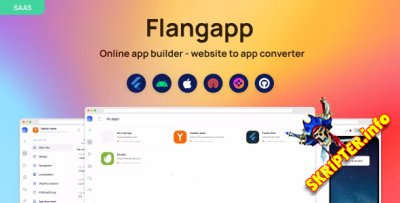 Flangapp v1.2 - онлайн-конструктор приложений SAAS