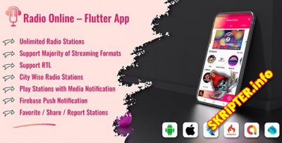 Radio Online v1.0.5 - Flutter Full App