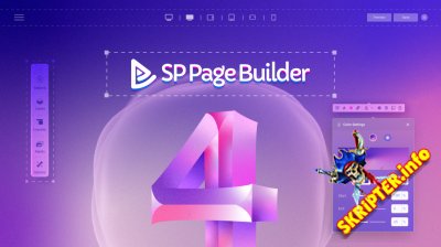 SP Page Builder Pro v4.0.5 - визуальный конструктор страниц для Joomla