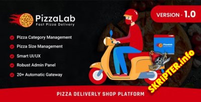 PizzaLab v1.0 Nulled – скрипт магазина доставки пиццы