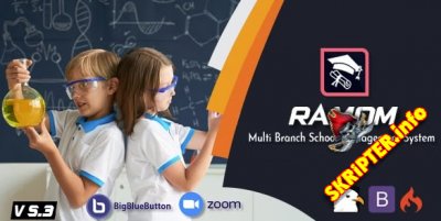 Ramom School v5.3 Nulled - многоотраслевая система управления школой
